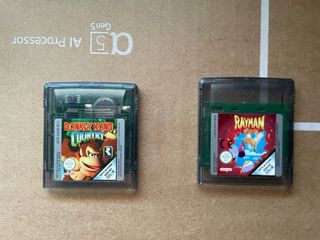 2 Juegos Game Boy Color: Donkey Kong + Rayman