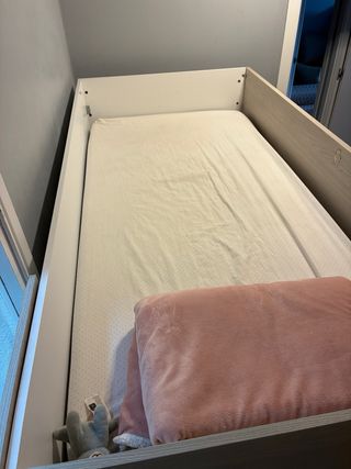 Litera 2 camas con 2 compartimentos