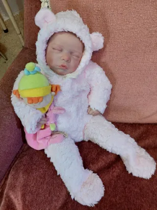 Muñeca Reborn Bebé Durmiendo