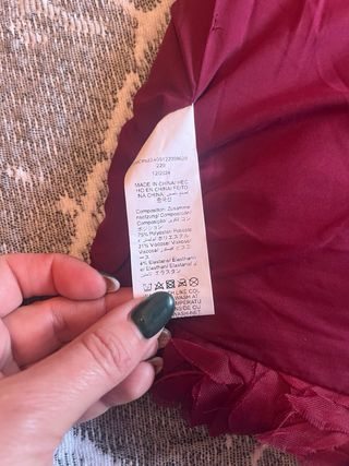 Vestido fiesta con flores