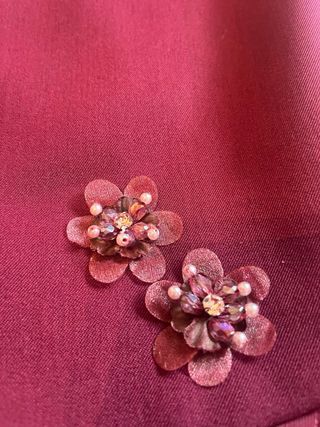 Vestido fiesta con flores