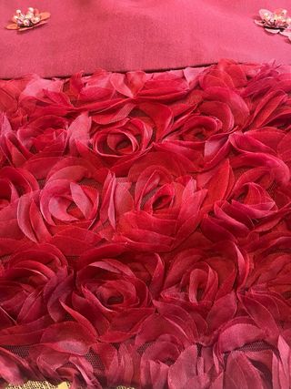 Vestido fiesta con flores