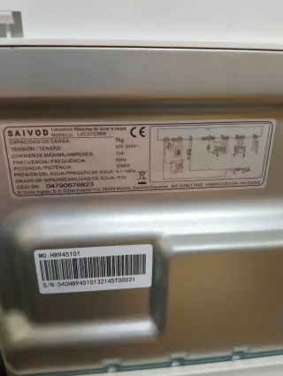 Lavadora Saivod 7kg Carga Superior