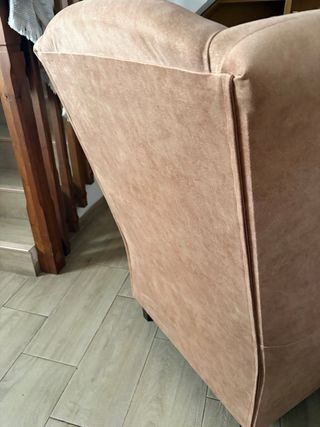 Sillón beige tela muy cómodo