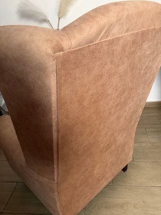 Sillón beige tela muy cómodo