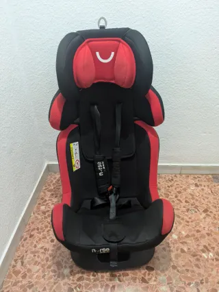 Silla de coche Nurse jane negra y roja