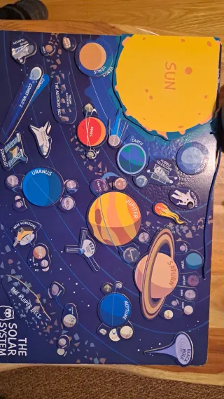 Puzzle Magnético Sistema Solar Educativo