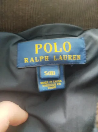 Chaquetón acolchado azul Polo Ralph Lauren