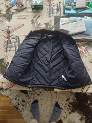 Chaquetón acolchado azul Polo Ralph Lauren