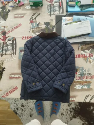 Chaquetón acolchado azul Polo Ralph Lauren