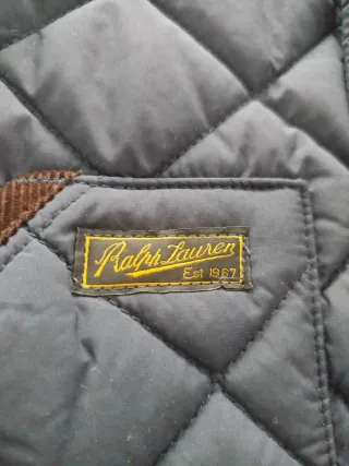 Chaquetón acolchado azul Polo Ralph Lauren