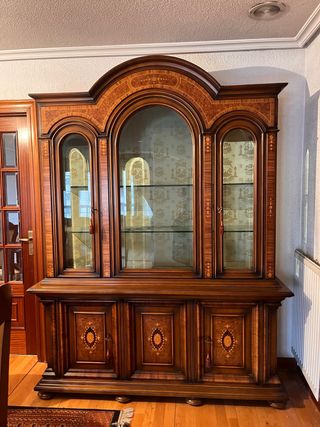 Vitrina Aparador Madera Cristal