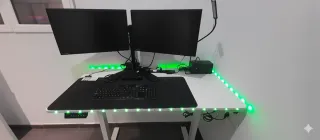 Escritorio Eléctrico Elevable Blanco