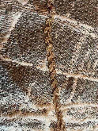 Diadema fiesta dorada con pedrería