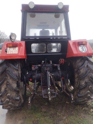 Tractor Case Internacional con pala