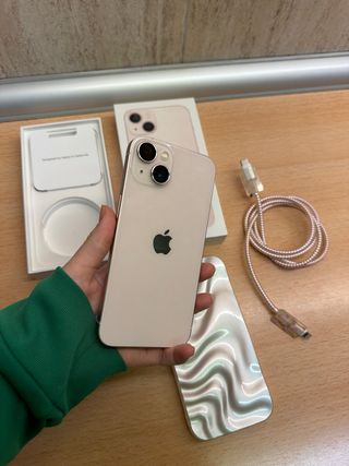 iPhone 13 ,128GB Rosa + Funda + Cable