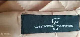 Chaquetón acolchado mujer beige talla 52