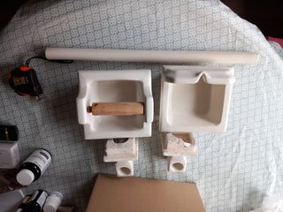 Accesorios antiguos de porcelana