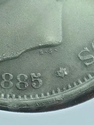 Duro Plata Alfonso XIII 1895 18*86