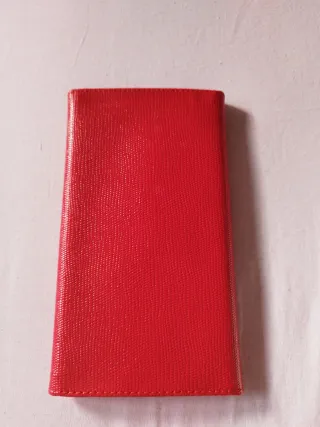 Cartera Pierre Cardin Roja Nueva Mujer