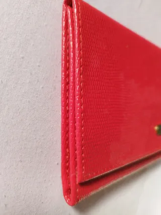 Cartera Pierre Cardin Roja Nueva Mujer