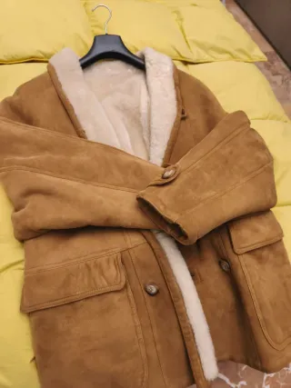 Montone uomo beige/marrone