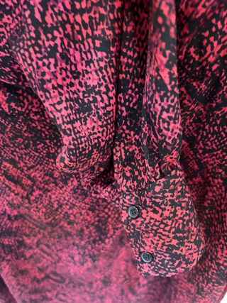 Vestido Only estampado rojo y negro Talla L