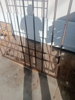 Reja de ventana de hierro forjado