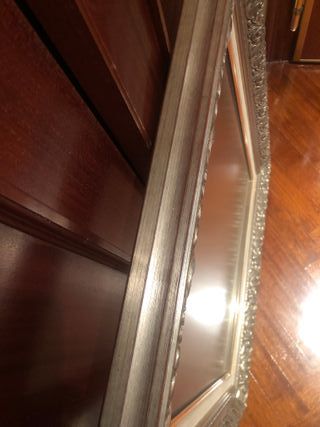 Marco Vintage Grande Dorado y Plateado