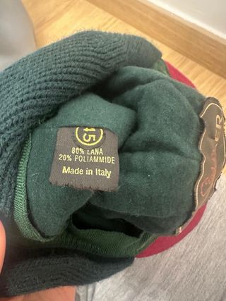 Cappello invernale neonato vintage Made in Italy