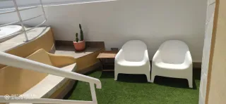 2 Sillones de exterior Ikea modelo Skarpö blanco