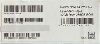 Redmi Note 14 Pro+ 5G Lavender Purple