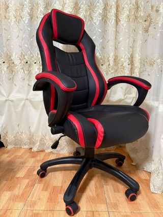Silla Gaming/Oficina Negra y Roja
