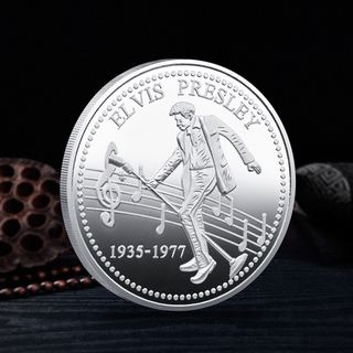 ELVIS PRESLEY MONEDA CONMEMORATIVA + ESTUCHE