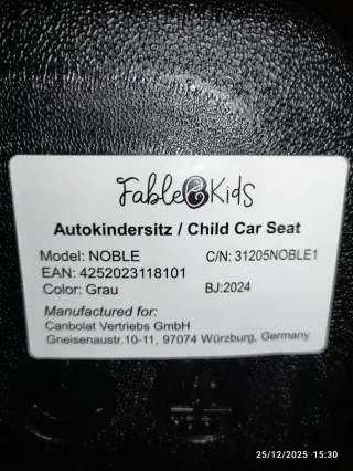 Silla de coche Isofix
