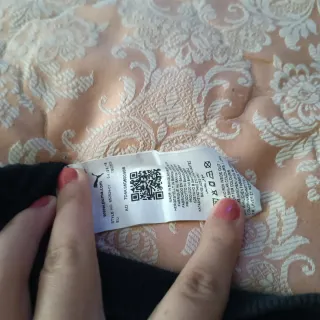 Felpa Puma nera con cappuccio 14 anni