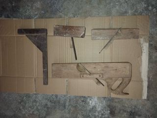 Cepillos y escuadras de ebanista