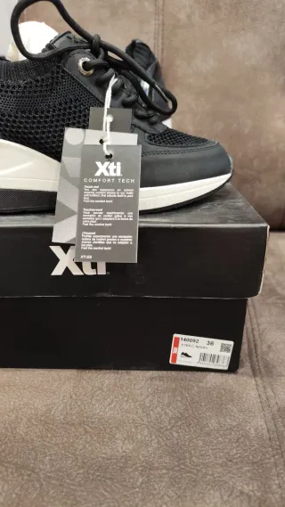 Zapatillas Xti Negras Talla 36 Nuevas