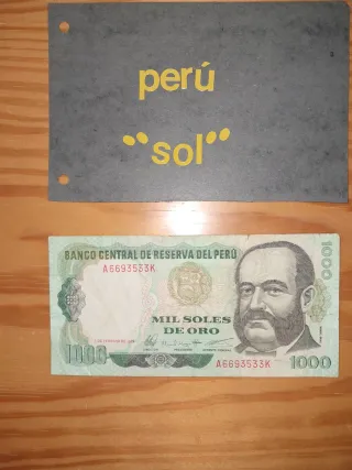 Billete 1000 Soles de Oro Perú 1979