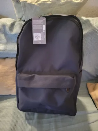 Mochila Primark Azul y Gris