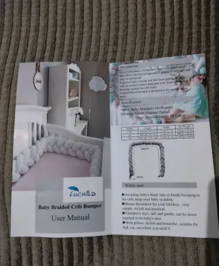 Cojín trenzado para bebé