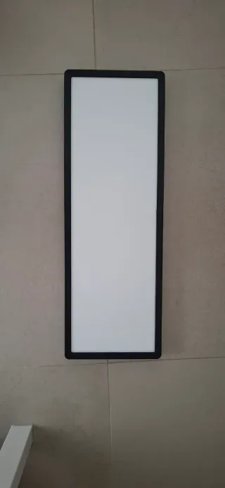 Plafón LED Negro y Blanco