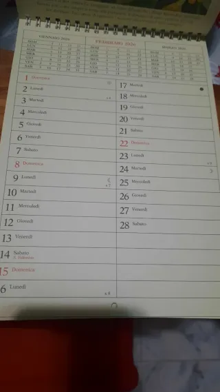 Calendario L'Erbolario 2026