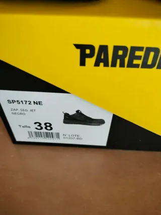 Zapatos de seguridad Paredes negros mujer