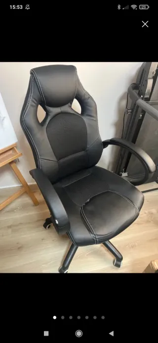 Silla de escritorio negra