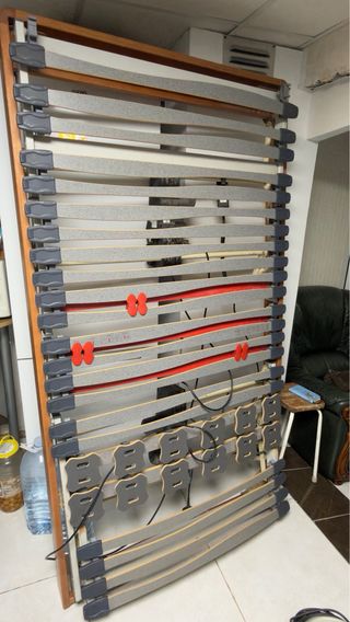 Base Cama Eléctrica Madera