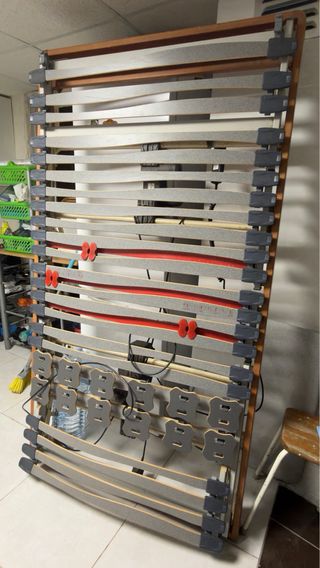 Base Cama Eléctrica Madera