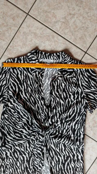 Vestito C&S fantasia zebrata taglia S