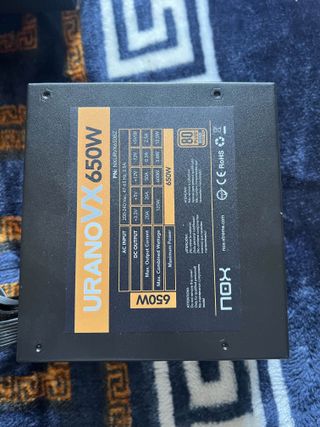 Fuente Alimentación NOX Urano 650W