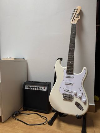 Guitarra Eléctrica MAX con Amplificador